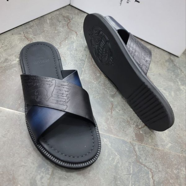Premium Criss-Cross Berluti Slippers