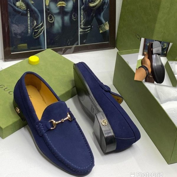 Italian Gucci Suede Loafers