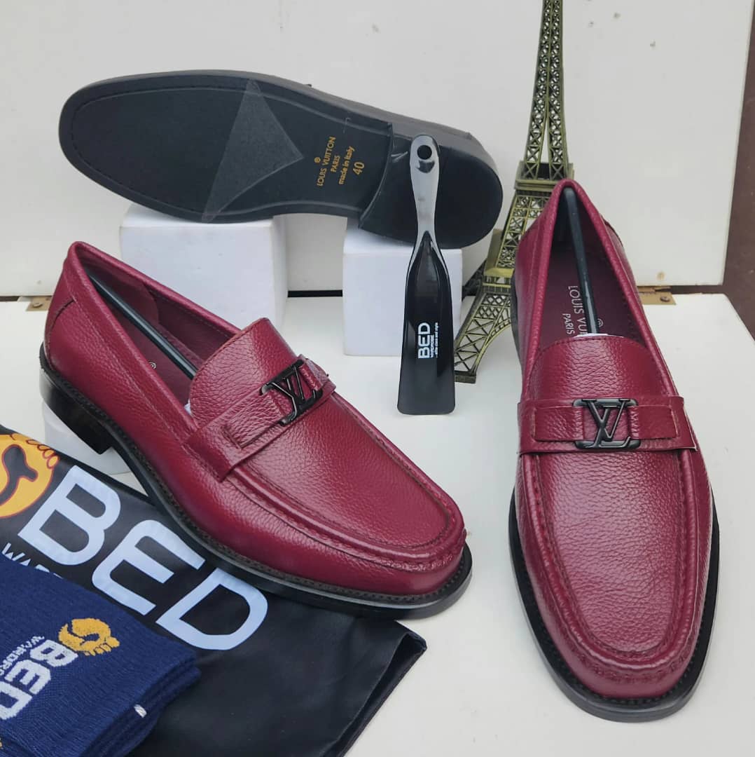 Classic Louis Vuitton Slip-on Loafers