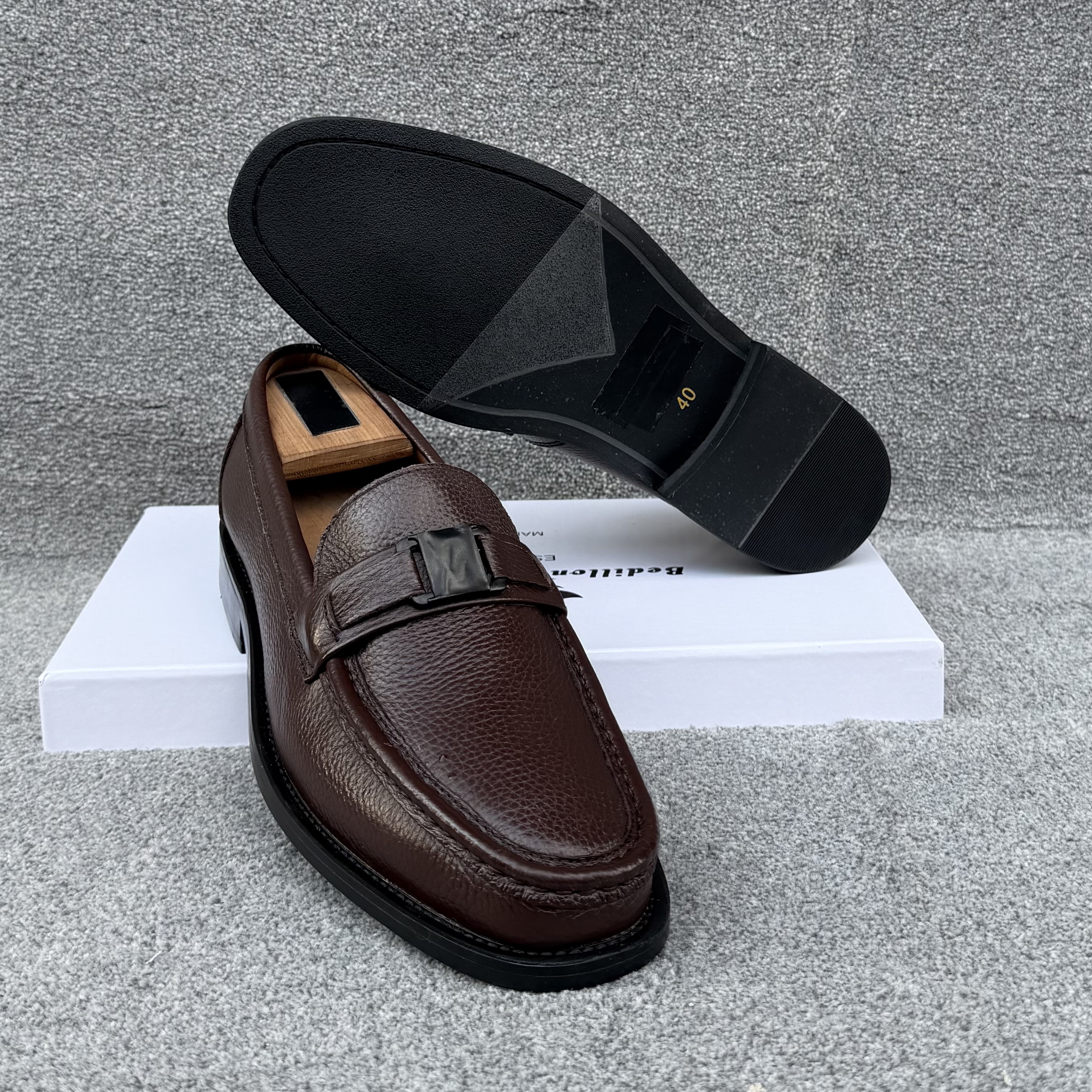 Classic Mens Slip-on Loafers - Image 4