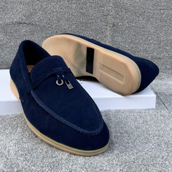 Original Italian Suede Slip on Loafers