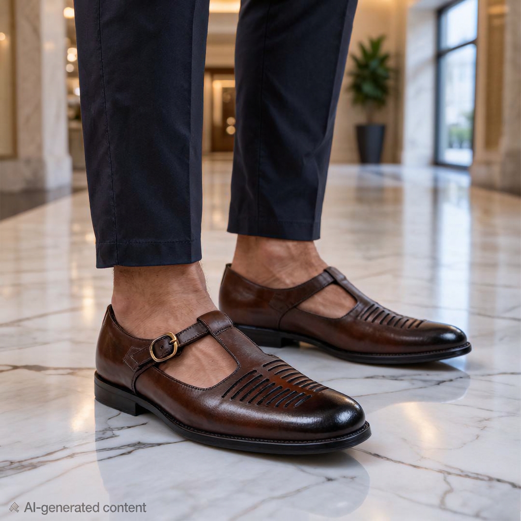 Italian Leather Cortina Sandals Shoe - Image 13