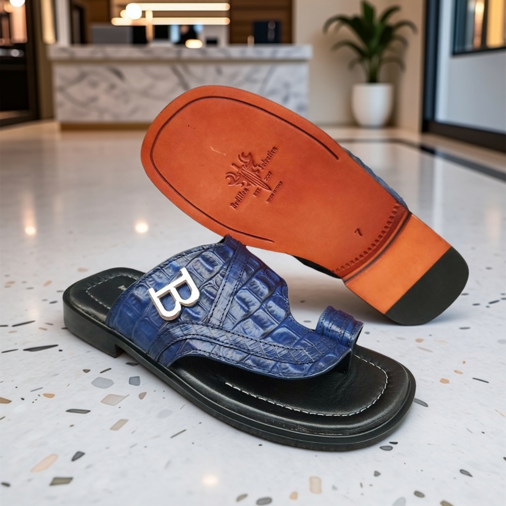 Luxury Men's Italian Leather Slippers