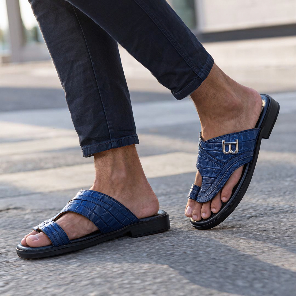 Luxury Men's Italian Leather Slippers - Image 10