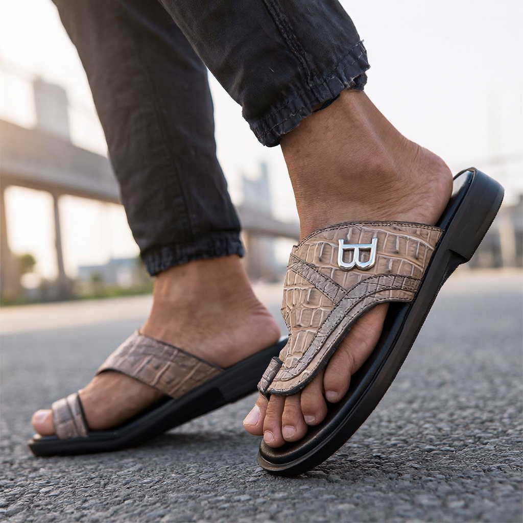 Luxury Men's Italian Leather Slippers - Image 6