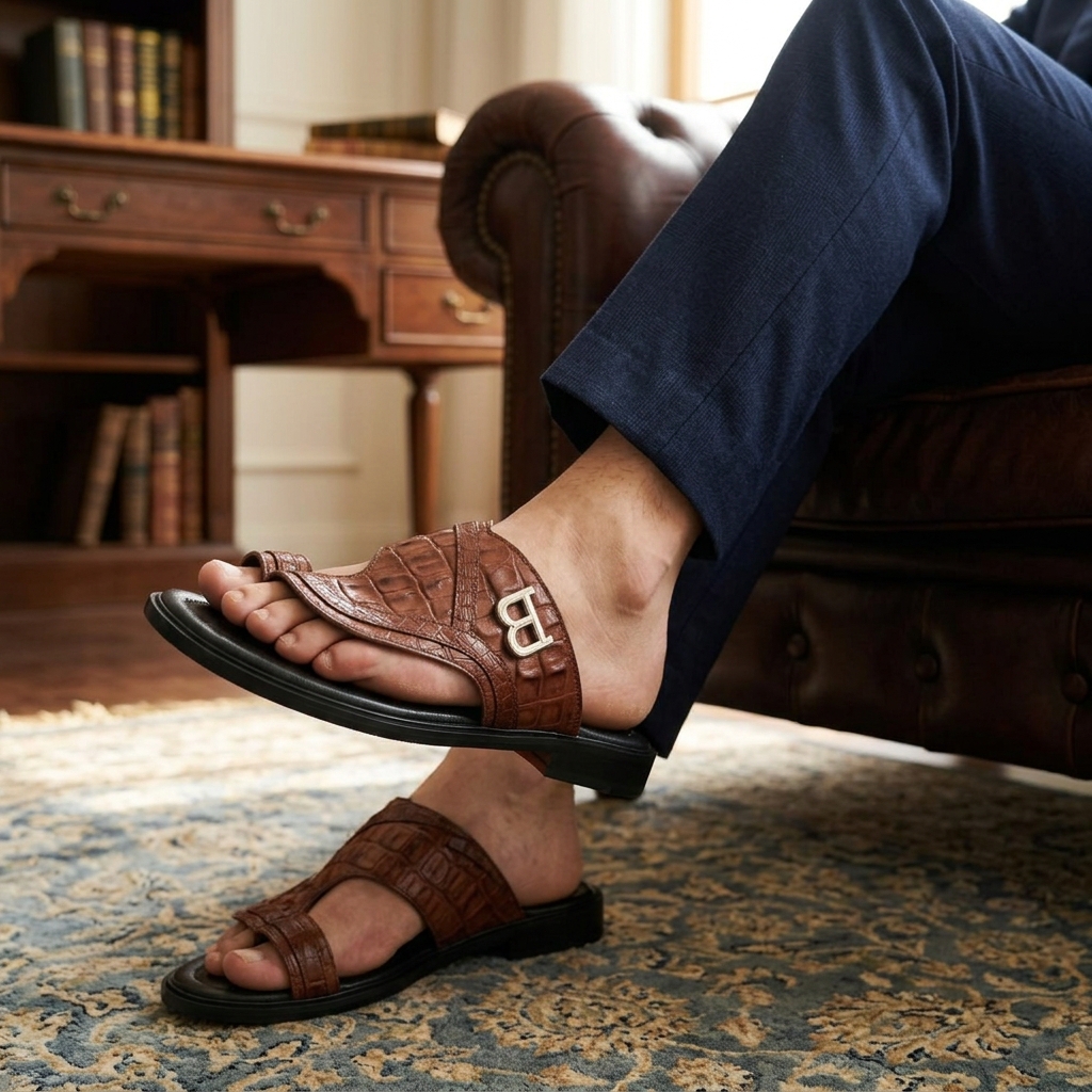 Luxury Men's Italian Leather Slippers - Image 15